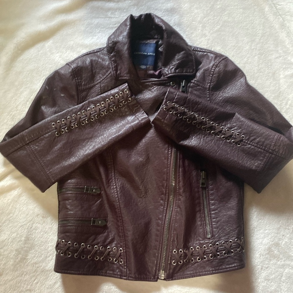 American Eagle Faux Leather Jacket